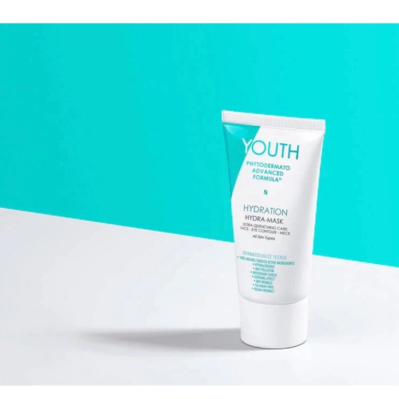 Youth Hydration HYDRA MASK Ultra Quenching Care Face Eye Contour Neck  1.8 oz - Picture 2 of 6
